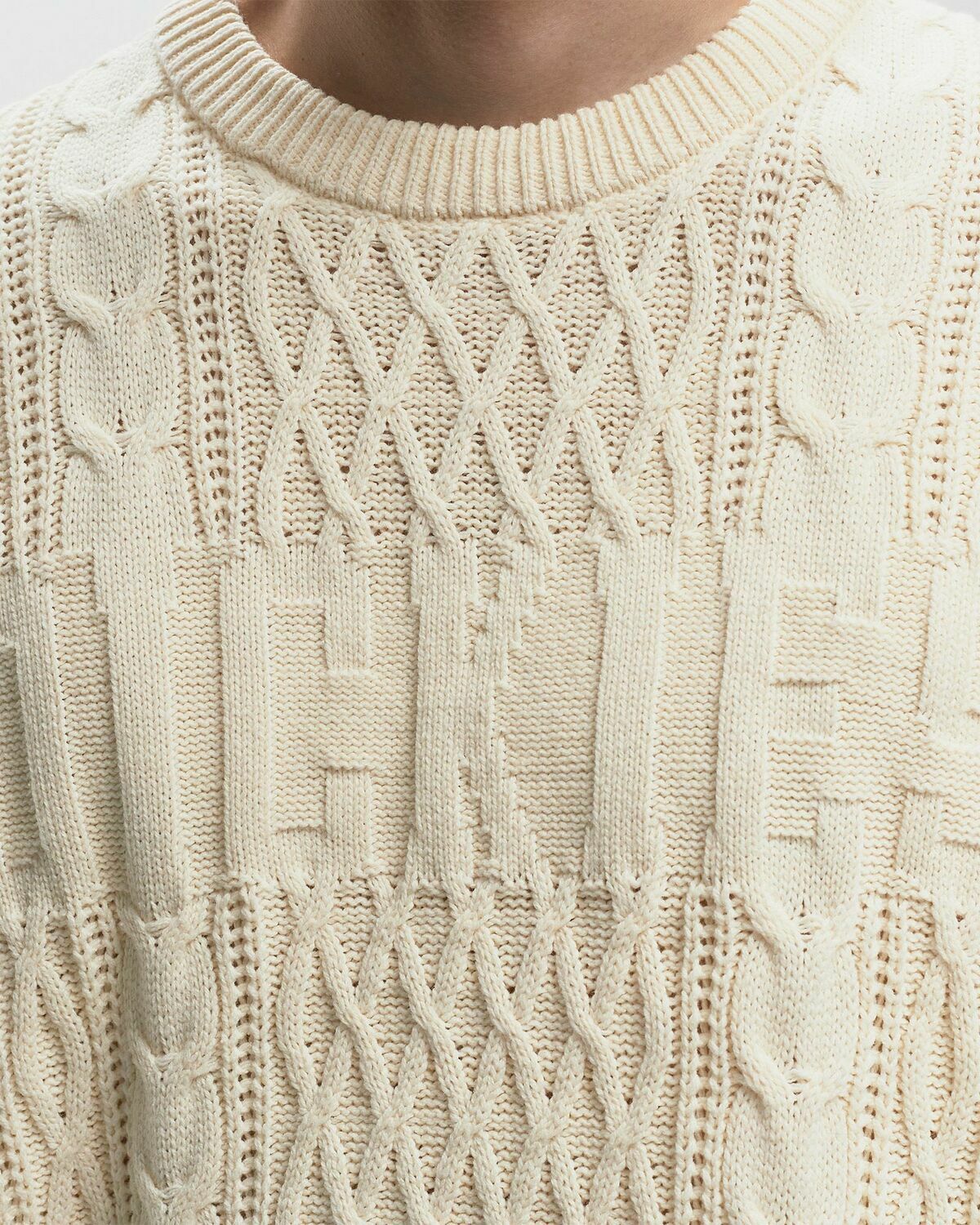 Dickies Dickies Script Cable Sweat Beige Pullovers