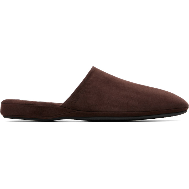 Photo: Calvin Klein Collection Brown Hugh Slippers