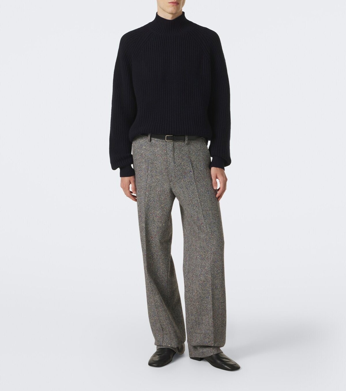 Allude Wool and cashmere turtleneck sweater