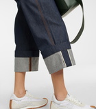 Loewe - High-rise cropped jeans