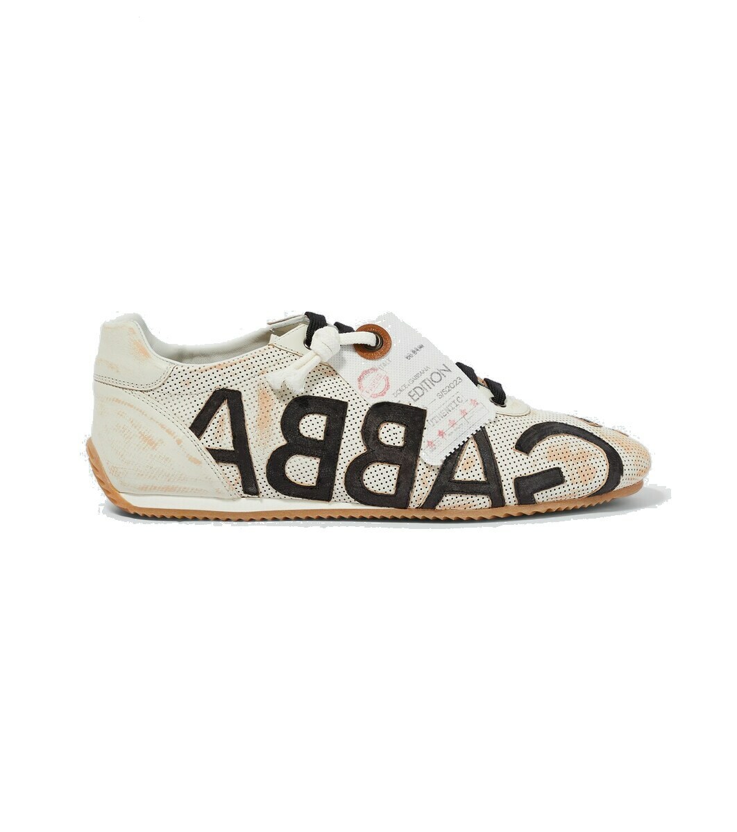 dolce gabbana leather shoes