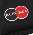 Balenciaga - Logo-Appliquéd Canvas Messenger Bag - Black