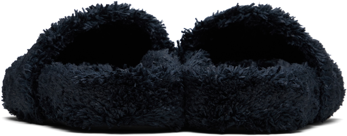 MM6 Maison Margiela Black Spugna Vichy Sandals