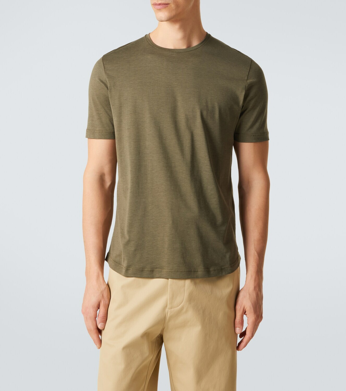 Loro Piana Levo silk and cotton jersey T-shirt