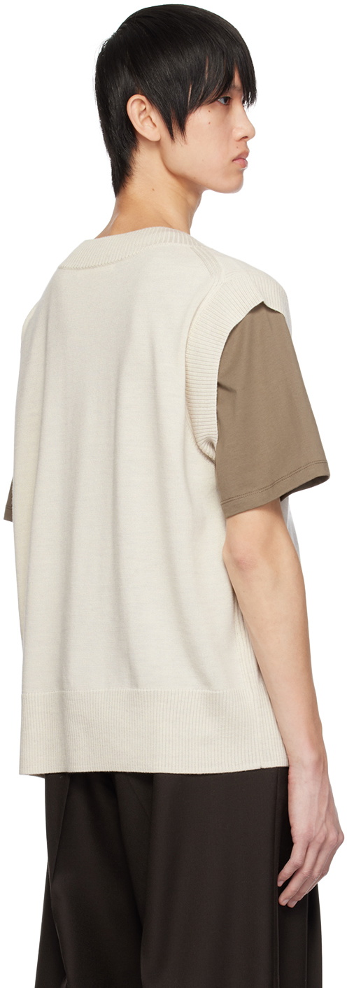 Mark Kenly Domino Tan Studio Off-White Kalvin Vest