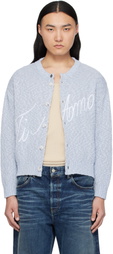 Carne Bollente Blue 'Ti Amo' Cardigan