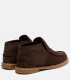 Yves Salomon Shearling-lined suede ankle boots