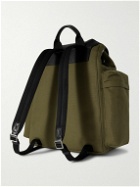 Mulberry - Skye Cotton-Canvas and Full-Grain Leather Backpack