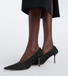 Christen Helix leather pumps