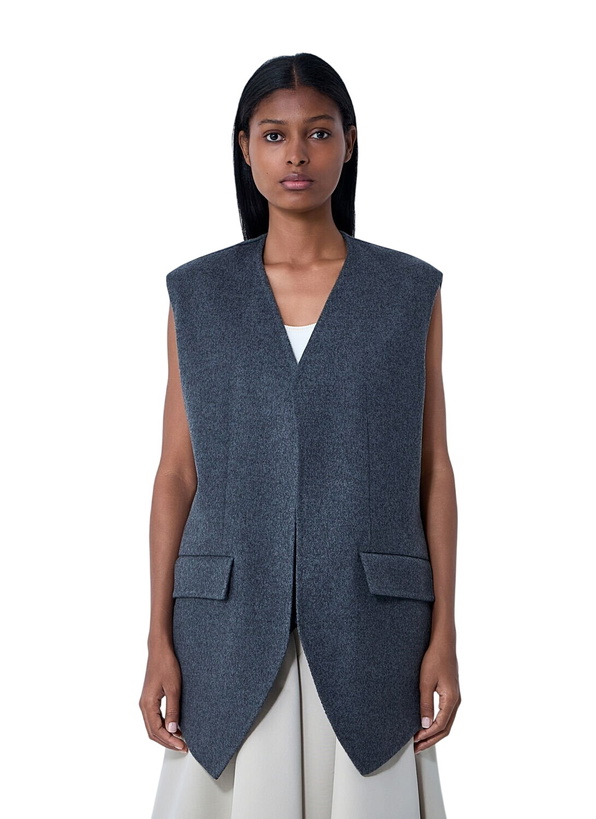 Photo: Bottega Veneta Double Face Wool Vest