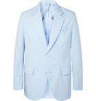 Brioni - Sky-Blue Unstructured Cotton-Poplin Suit Jacket - Blue