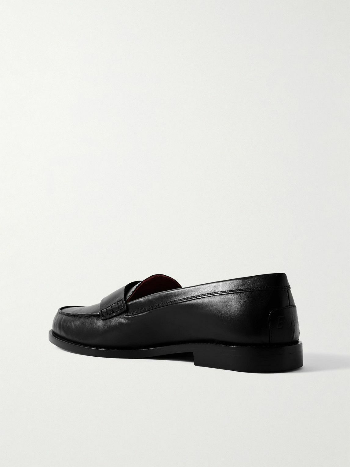 Enfants Riches Déprimés - Logo-Debossed Leather Penny Loafers - Black