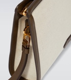 Tom Ford - Leather-trimmed canvas pouch