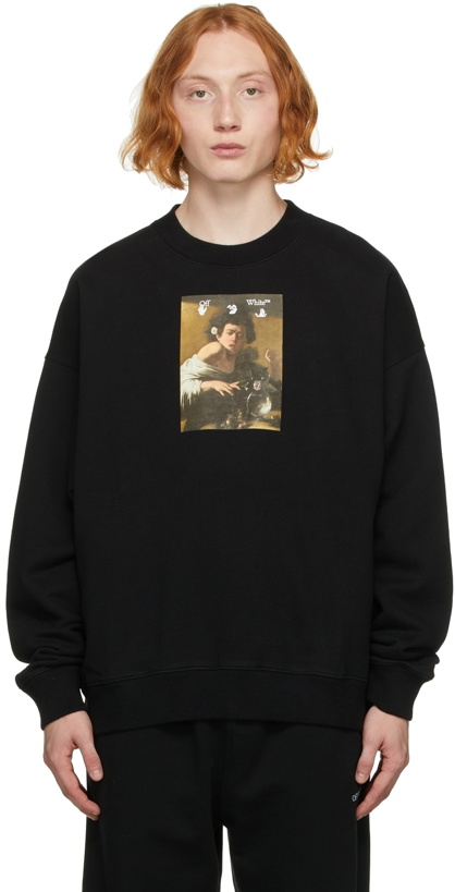 Photo: Off-White Black Caravaggio Boy Sweatshirt