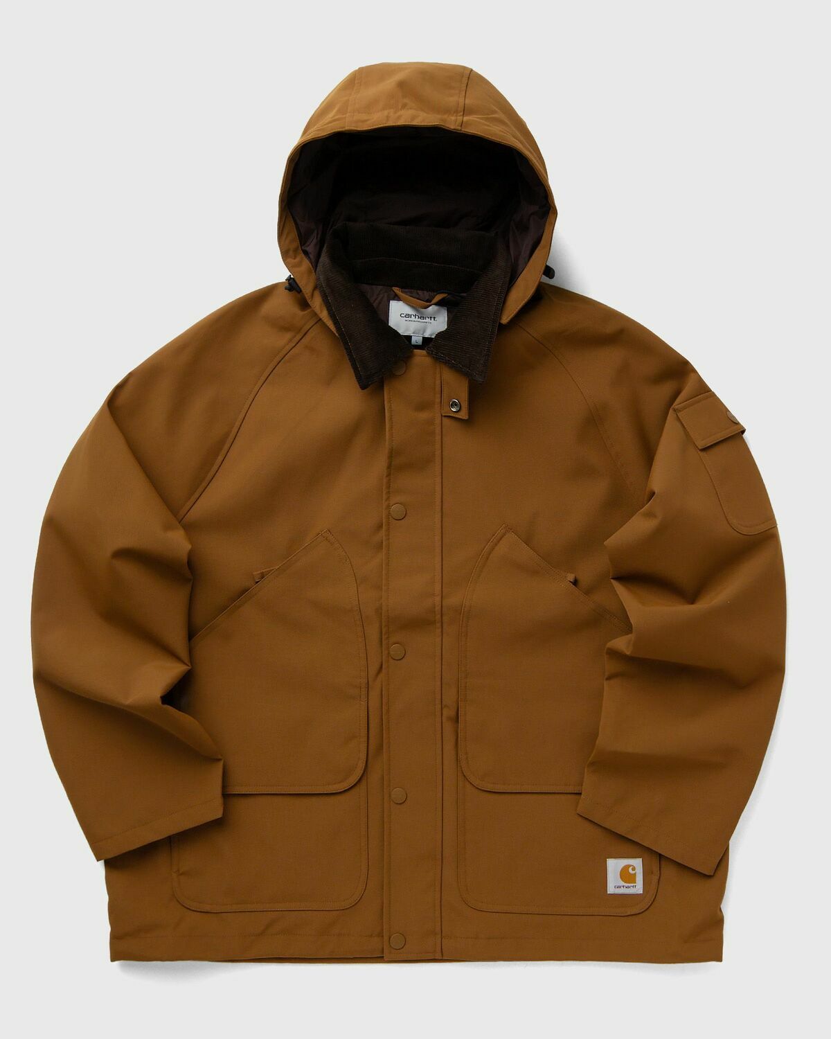 カーハート WIP Carhartt WIP Clarton Jacket M Carhartt WIP Clarton Jacket Brown Mens Parka Carhartt WIP