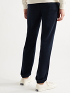 DE BONNE FACTURE - Slim-Fit Loopback Cotton-Jersey Sweatpants - Blue