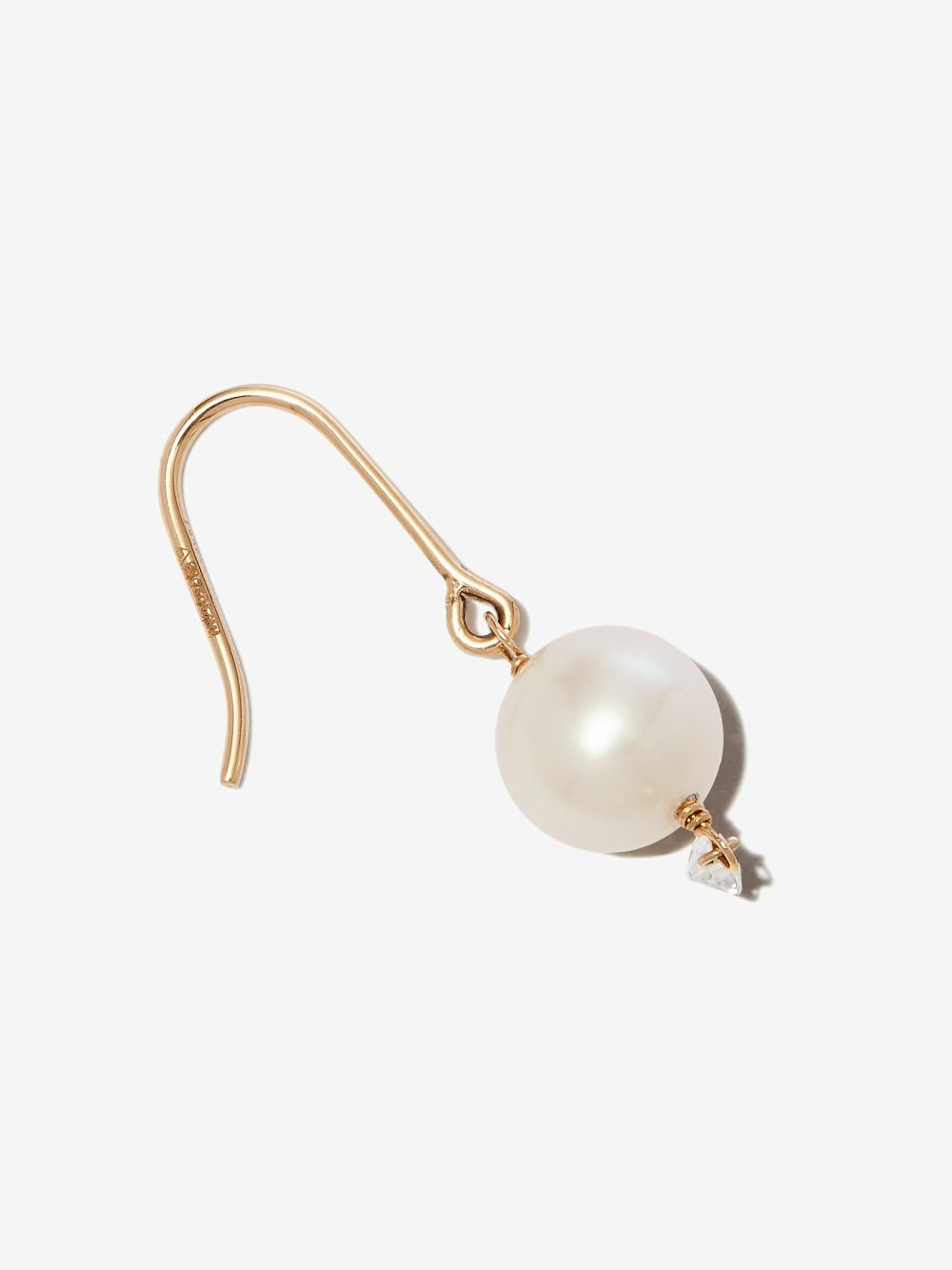 Persée 18K Yellow Gold Rain Song Pearl And Diamond Earring
