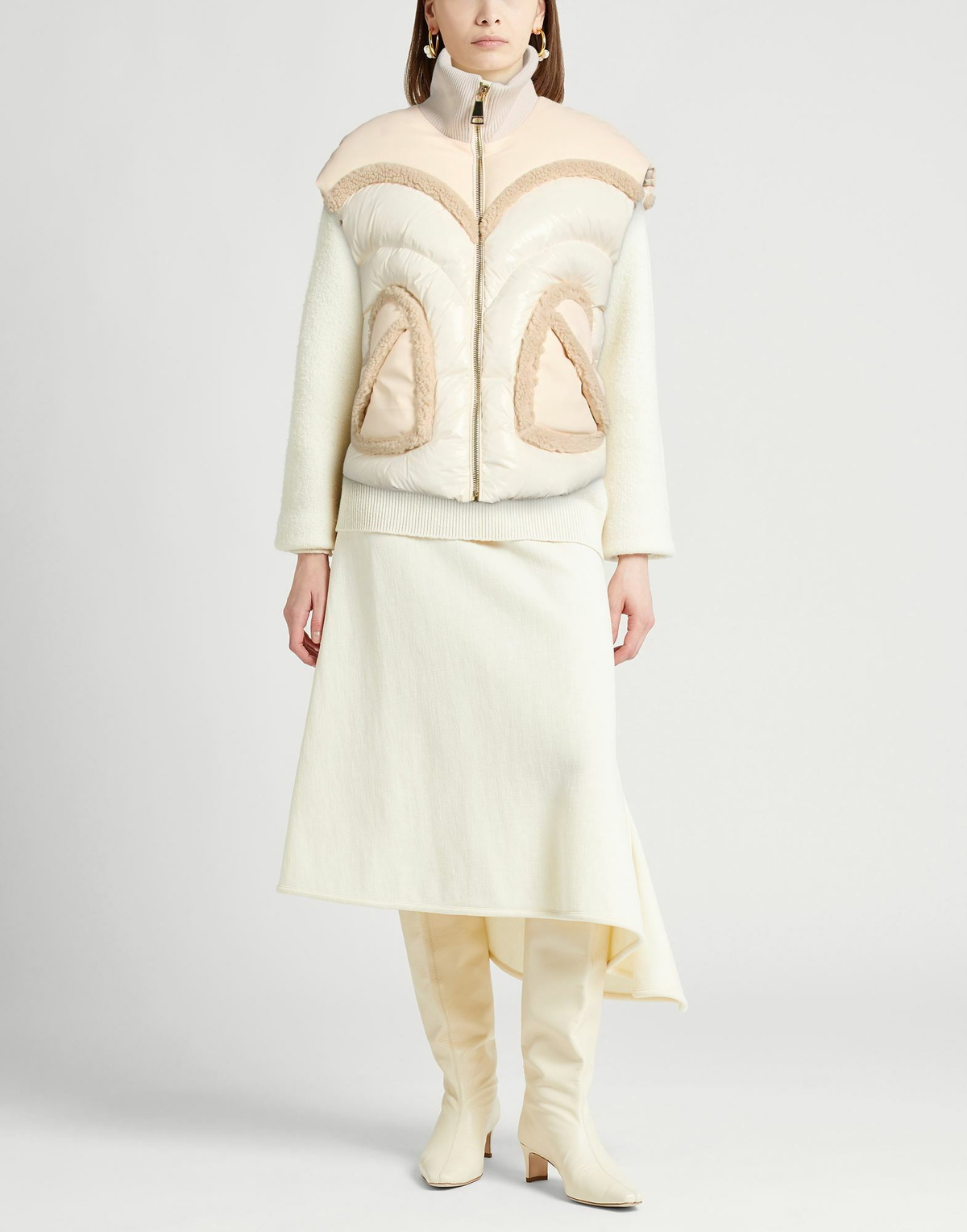 Khrisjoy Womens Vest Ivory