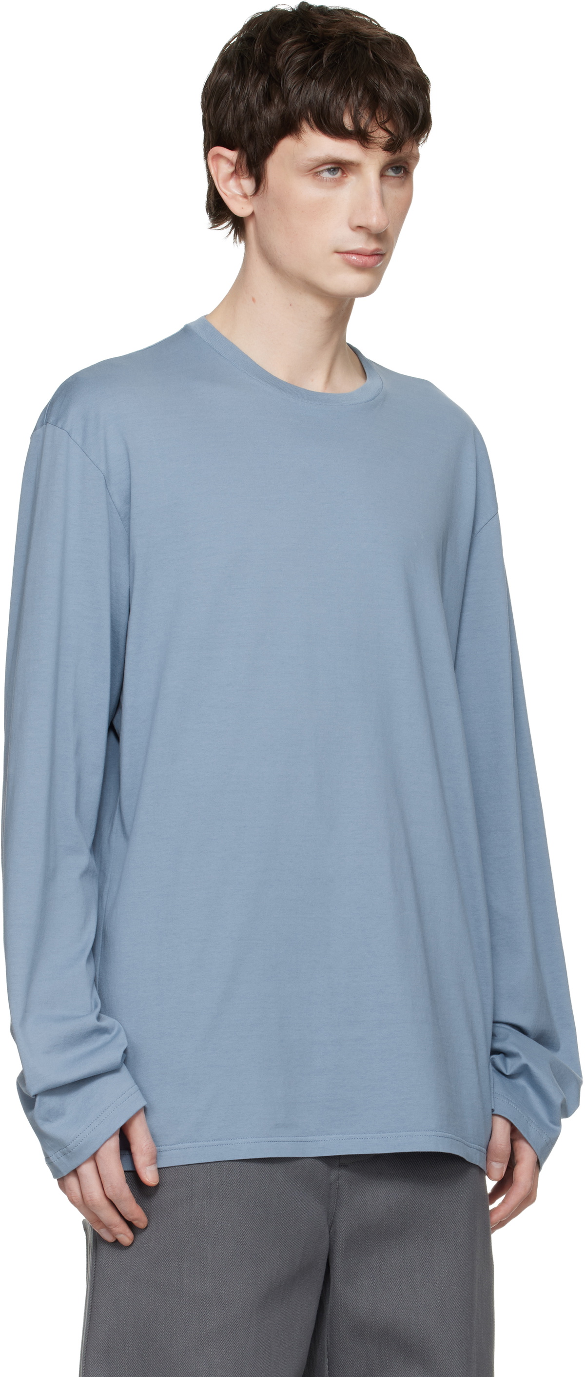 Rier Blue Long Sleeve T-shirt