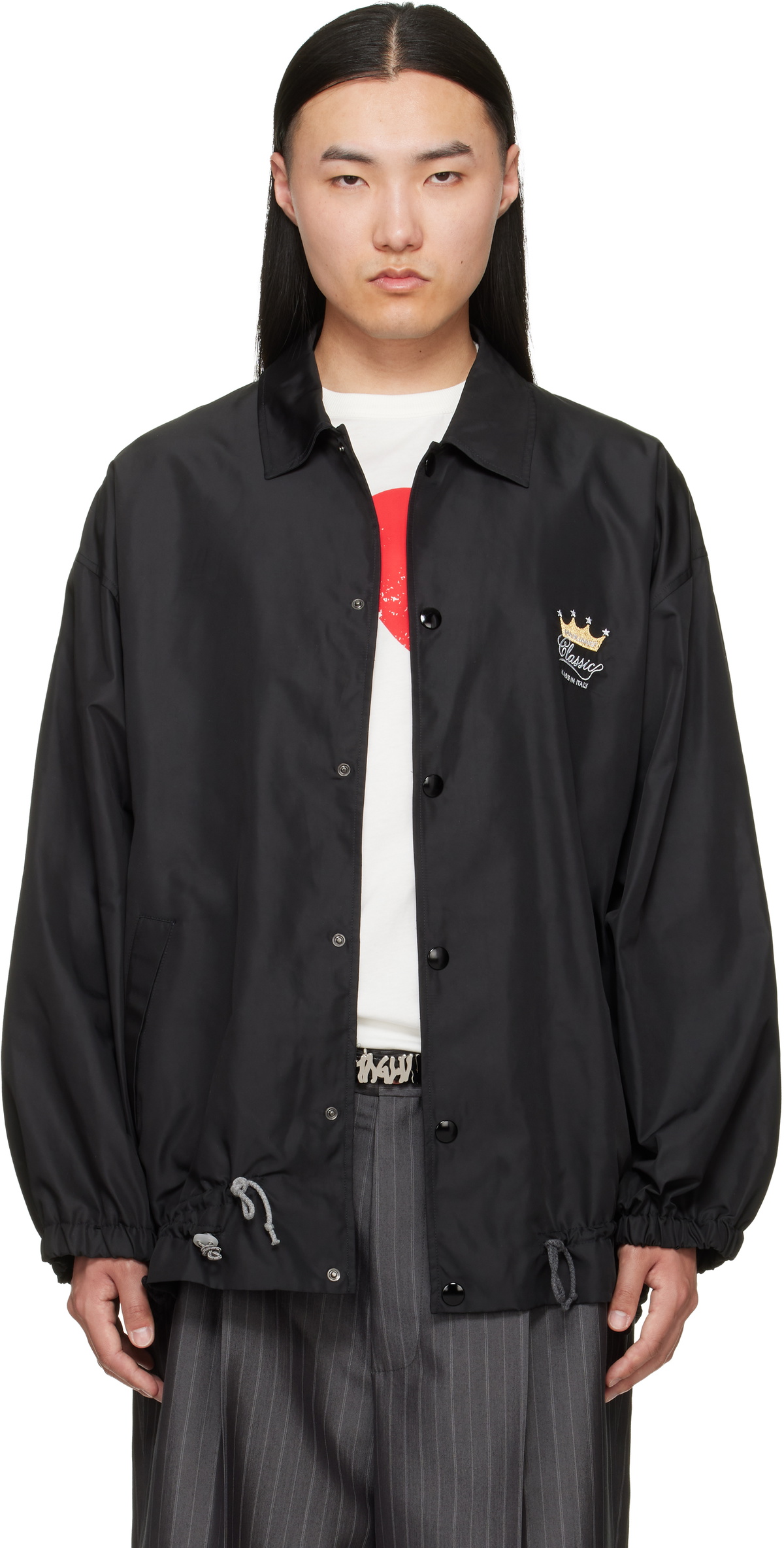 Magliano Black 'Magliano Classic' Windbreaker Jacket