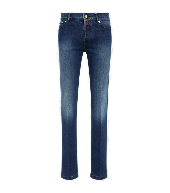 Photo: Kiton Mid-rise skinny jeans