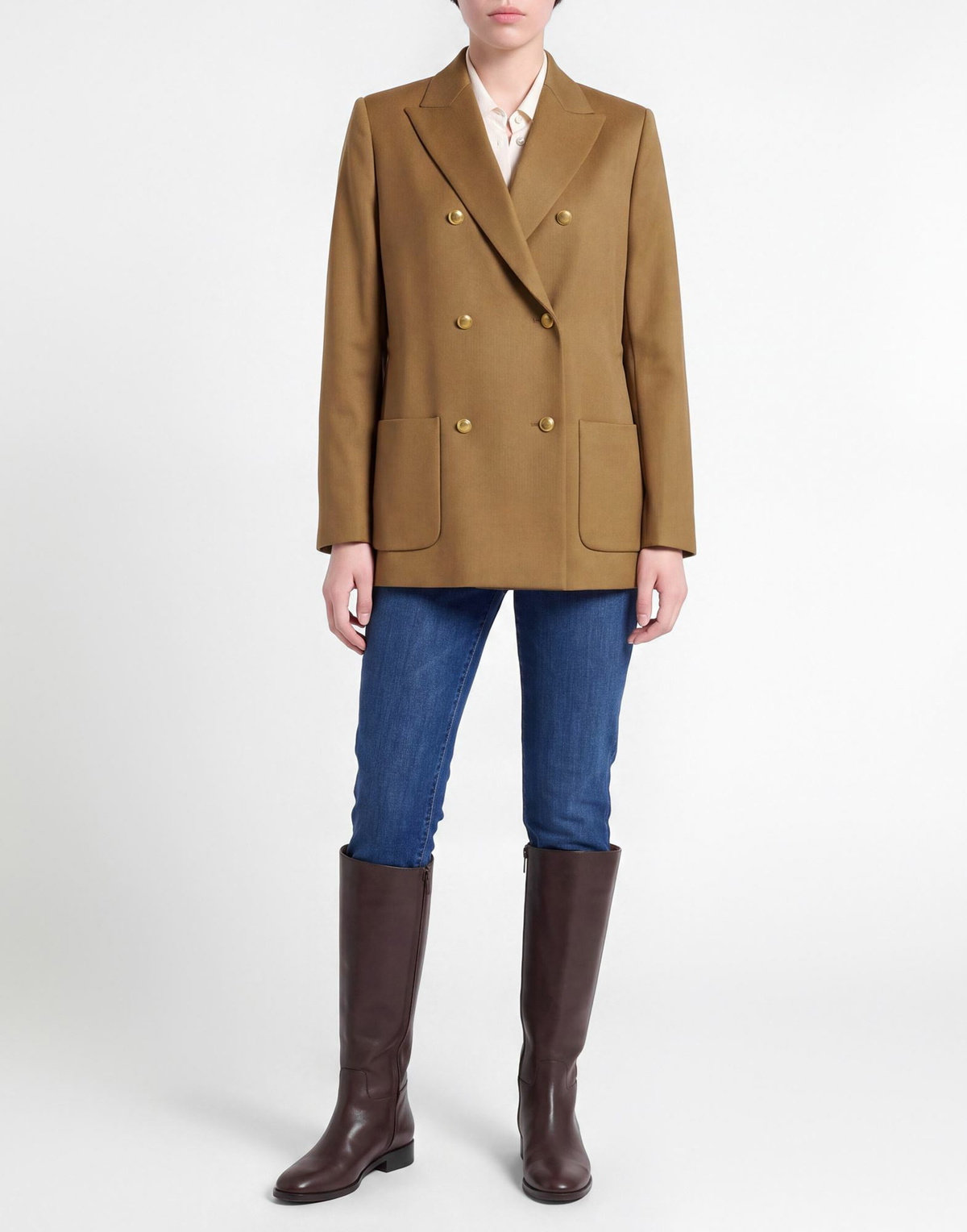 Hogan Womens Blazer Camel