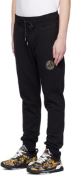 Versace Jeans Couture Black V-Emblem Lounge Pants