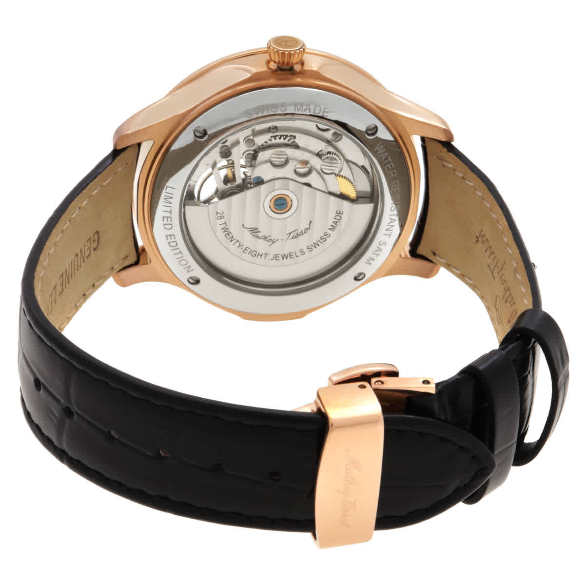 Mathey-Tissot Edmond Auto Handcrafted Multi-Color Dial Mens Watch MC1886PEL