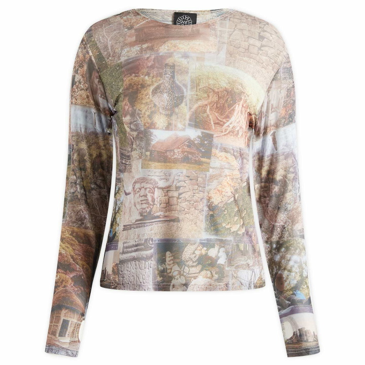 Photo: Heresy Women's Study Mesh Top in Print