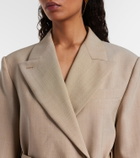 Sportmax Tubinga belted virgin wool blazer
