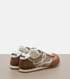Loewe Ballet Runner 2.0 suede and mesh sneakers