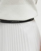 Lacoste JUPE SKIRT White Women