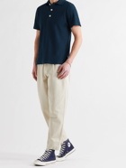 OLIVER SPENCER - Tabley Organic Cotton Polo Shirt - Blue