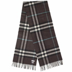 Burberry Men's Giant Check Cashmere Scarf in Otter