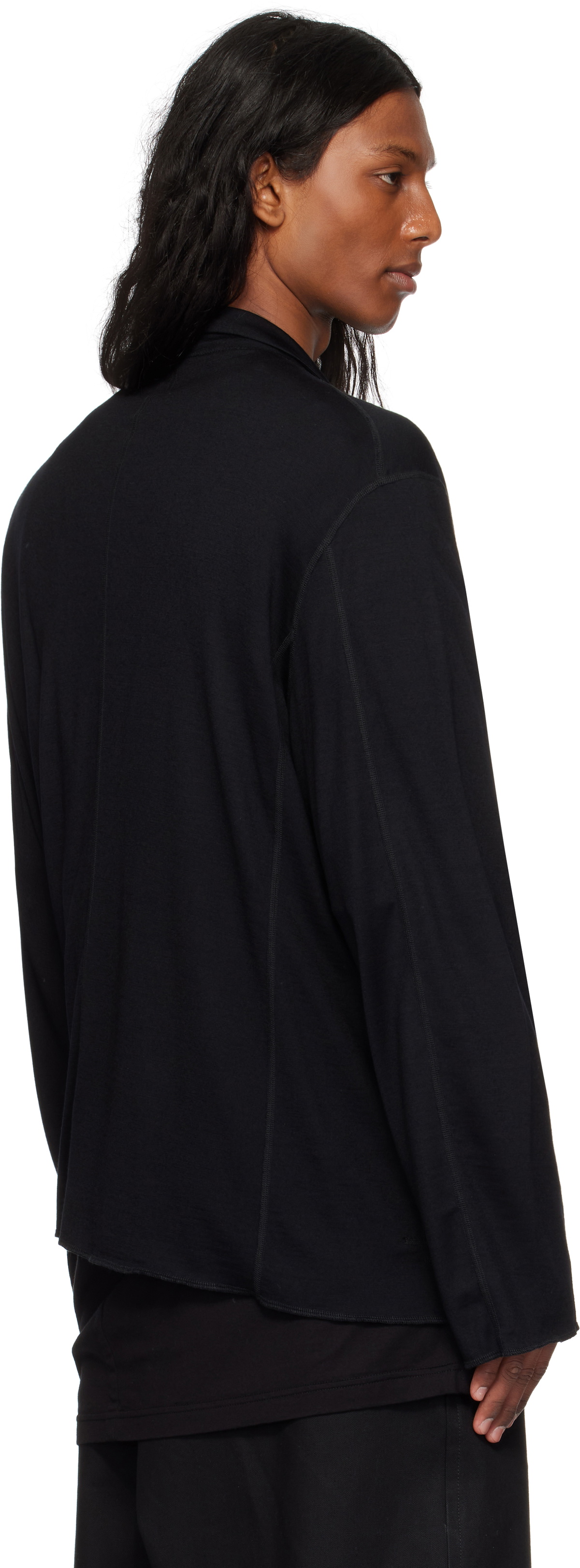 TAKAHIROMIYASHITA TheSoloist. Black Pajama Blazer