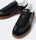 Polo Ralph Lauren Bedford suede-trimmed leather sneakers