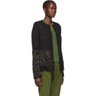 Haider Ackermann Black Quilted Contrast Jacket
