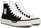 AMIRI Black & White MA Court Hi Sneakers