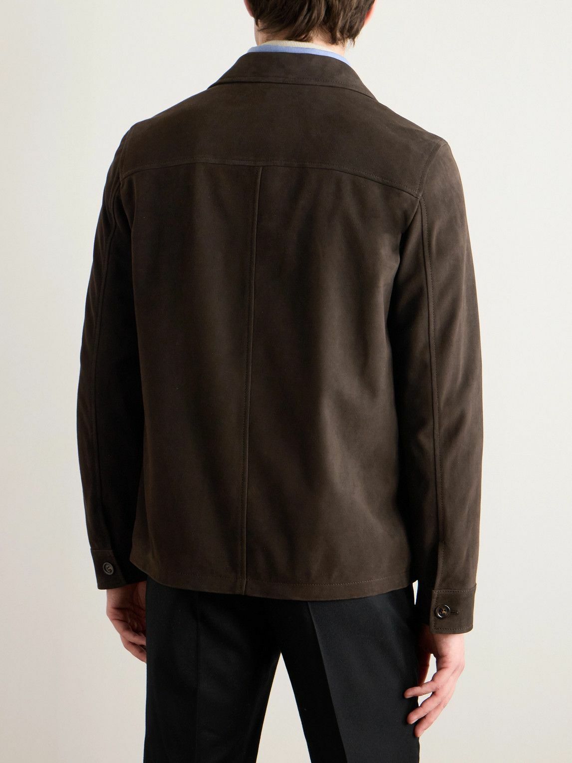 Kingsman - Suede Overshirt - Brown