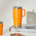 YETI 25oz Rambler Straw Mug in King Crab 