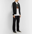 Palm Angels - Striped Logo-Print Tech-Jersey Track Jacket - Black