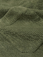 Mr P. - Garment-Dyed Cotton-Blend Corduroy Shirt - Green