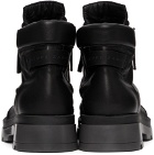 Giuseppe Zanotti Black Noble Lace-Up Boots