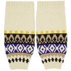 Maison Margiela Off-White Wool Knit Sleeves
