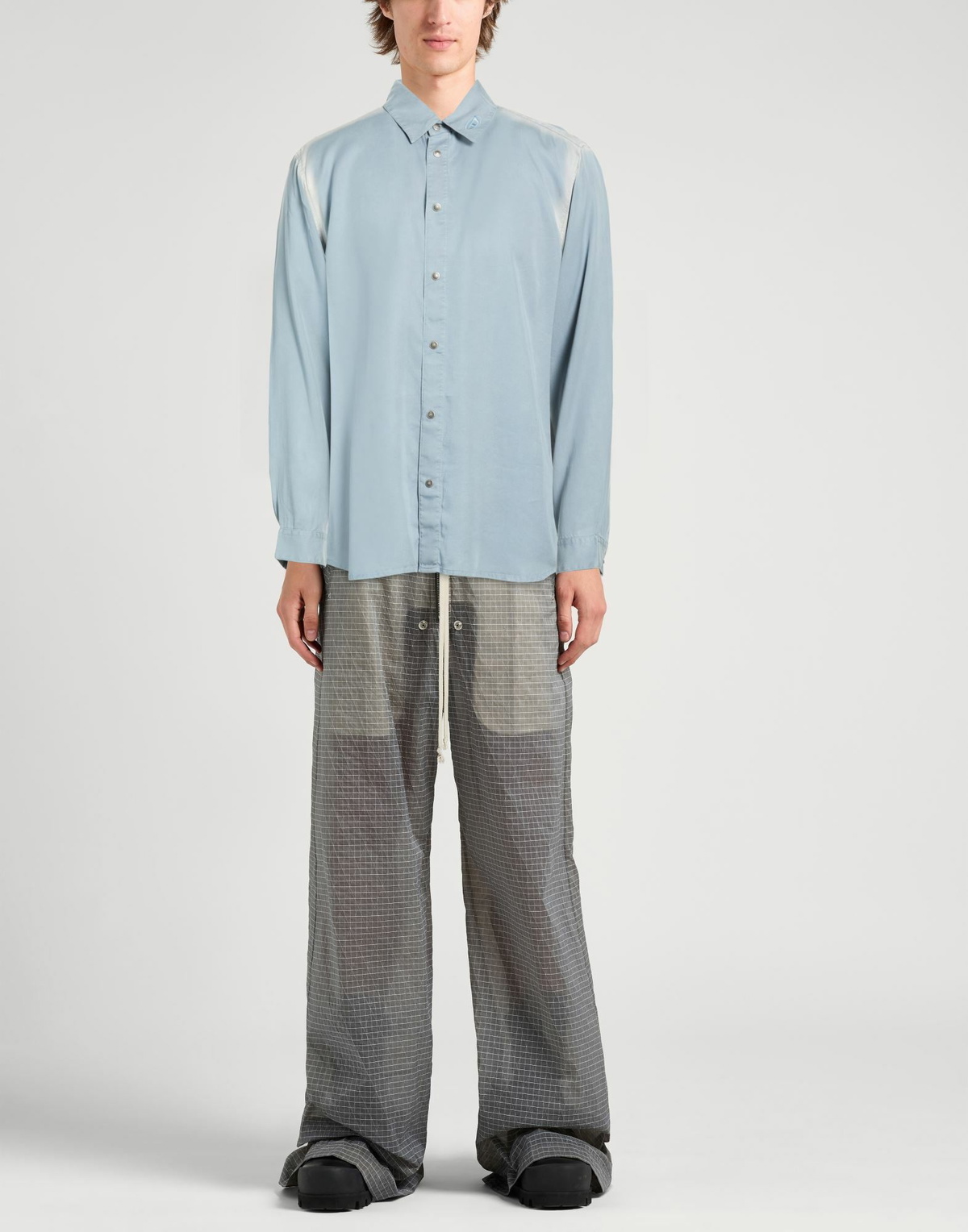 Diesel Mens Shirt Sky in Blue