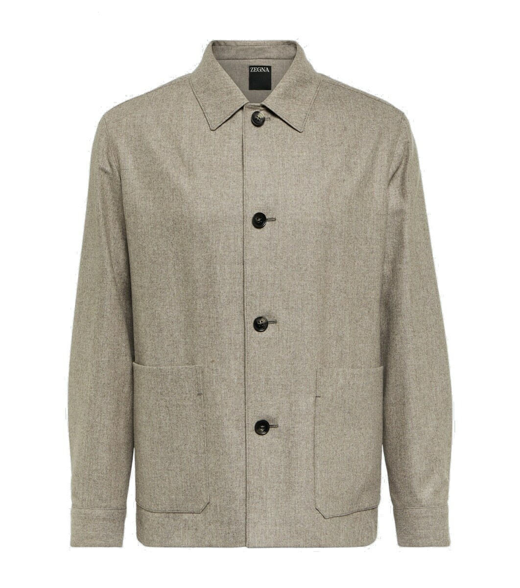 Zegna Wool overshirt Zegna