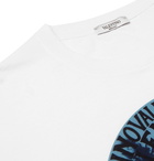 Valentino - Logo-Print Cotton-Jersey T-Shirt - White