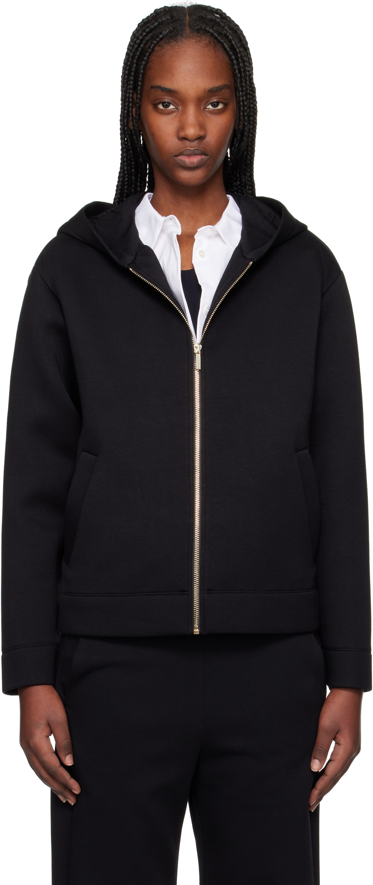 Max Mara Black Andorra Hoodie