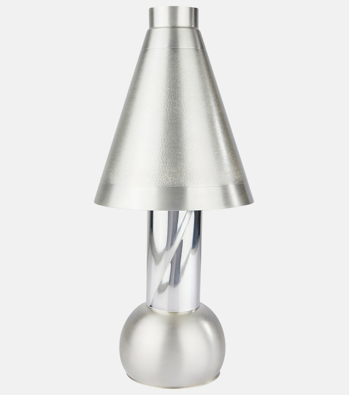 Natalia Criado Silver-plated metal table lamp
