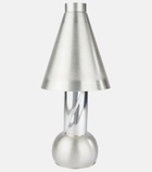 Natalia Criado Silver-plated metal table lamp